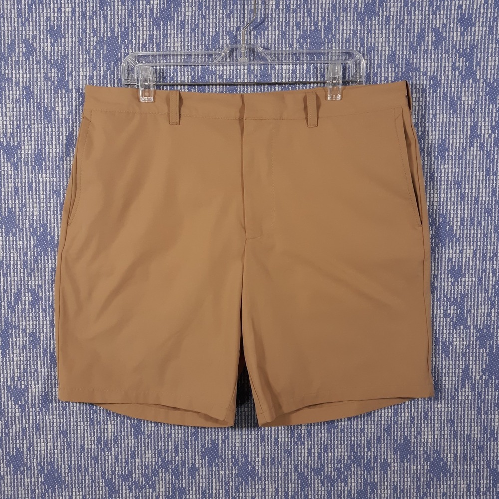J.CREW Shorts Mens 36 x 9 Chino Flat Front Tan Lightweight